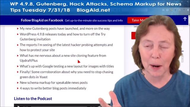 WP 4.9.8, Gutenberg, Hack Attacks, Schema Markup for News смотреть онлайн