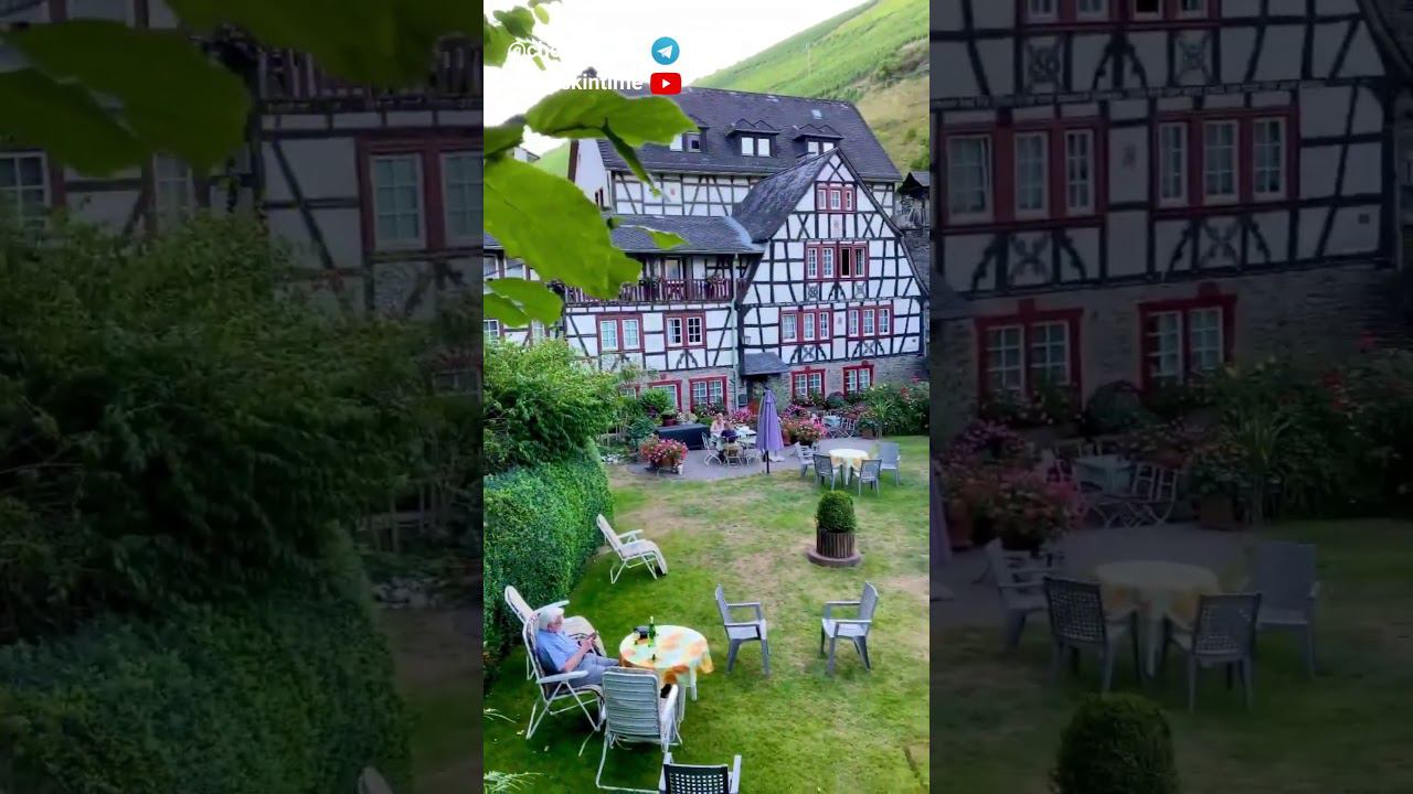 Германия, Город Бахарах #shorts смотреть онлайн