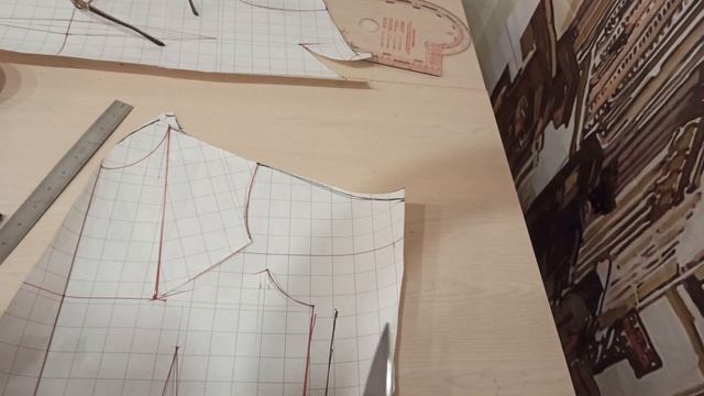 Модный теплый жилет в стиле кимоно. Моделирование и пошив. Мастер-класс. смотреть онлайн