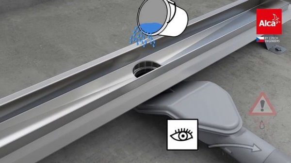 Водоотводящий желоб Alcaplast APZ13