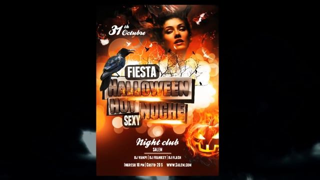 20 PSD Halloween plantillas para photoshop смотреть онлайн