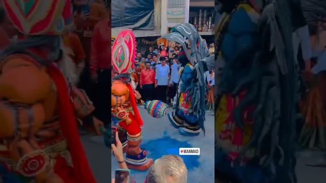 Manmad 2023 #manmad #hanumanji #show #2023 #short #shorts #viral смотреть онлайн