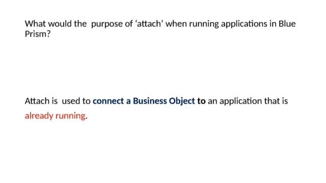 RPA-BLUEPRISM -Q & A- ATTACH ,DETACH AND INTERNAL EXCEPTION смотреть онлайн