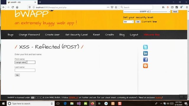 Bwapp | Exploiting Vulnerabilities смотреть онлайн