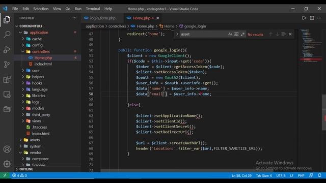 CodeIgniter 3 in Tamil - 27 - How to create Google Login using OAuth 2.0 смотреть онлайн