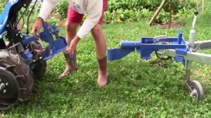 Сцепка для мотоблока и автомобильного прицепа