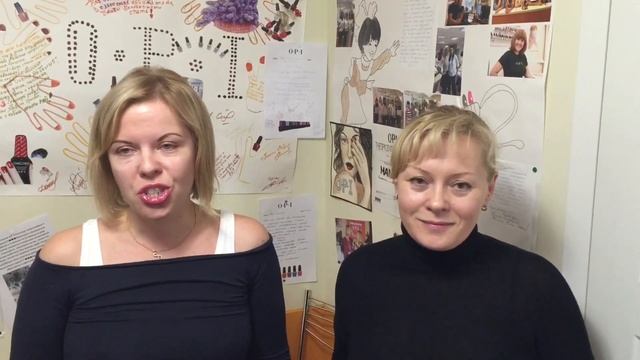 Отзывы учеников. Группа Нэйл-стилист. Учебный центр OPI смотреть онлайн