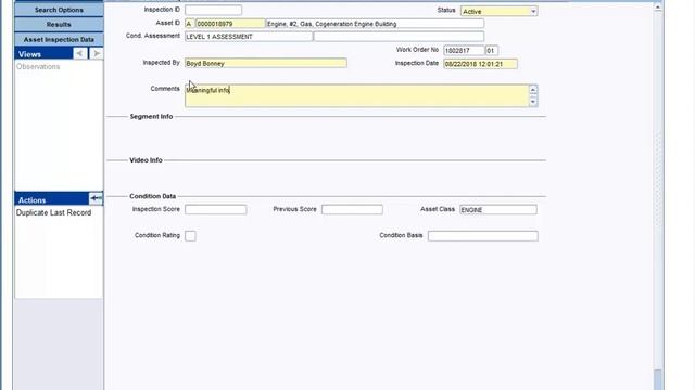 Capture LEVEL 1 Condition Assessment Score in ORACLE WAM Through Work Order смотреть онлайн