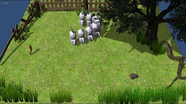 My first Unity3D game - Rabbits смотреть онлайн
