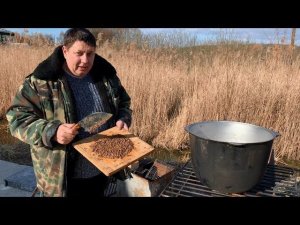 Грибная похлёбка сербским шефом! Готовим на природе.