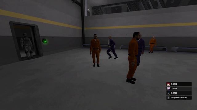 Три сб сотрудника охраняют д класса| Garry's mod SCP RP приколы|. смотреть онлайн