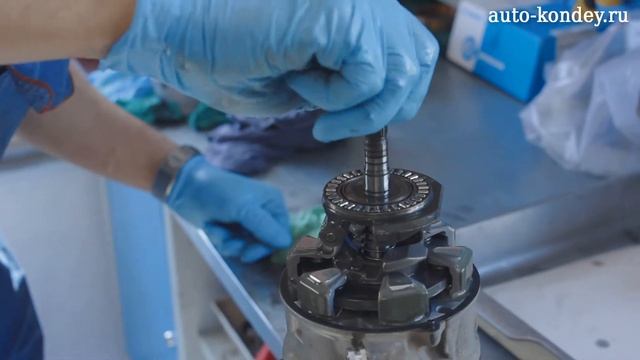 Ремонт компрессора кондиционера Sanden. смотреть онлайн