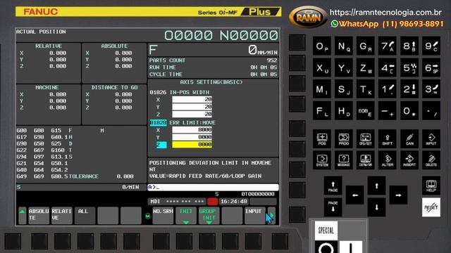 ALARM 410 / 411 - Excess Error - CNC FANUC смотреть онлайн