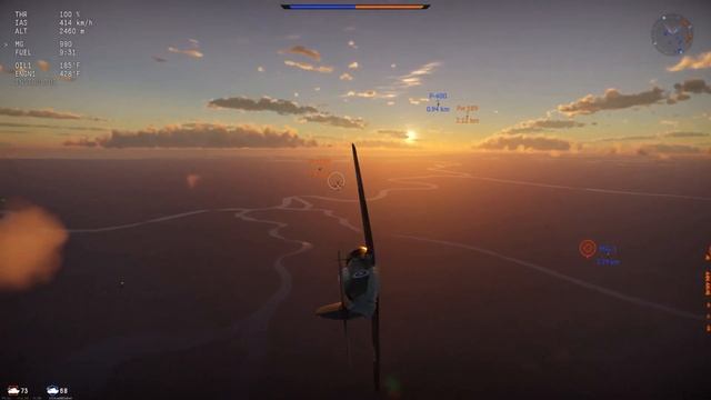 War Thunder [Air RB]: P51-D, F-4C Phantom, CR.42 Falco, A6M3 Reisen, VL Myrsky, Hurricane Mk I смотреть онлайн