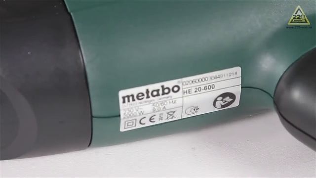 METABO HE 20 600 - "Soprador ar quente 2000W, três velocidades até 800ºC." www.atila.pt смотреть онлайн