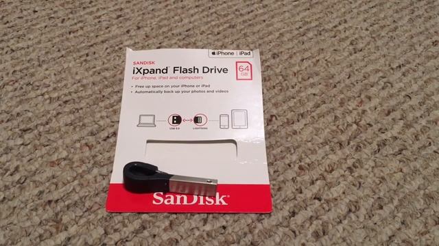Sandisk IXpand 64gb Flash drive for IPhone смотреть онлайн