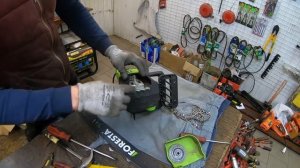 Как Поменять Натяжитель цепи на электропиле РемПрост