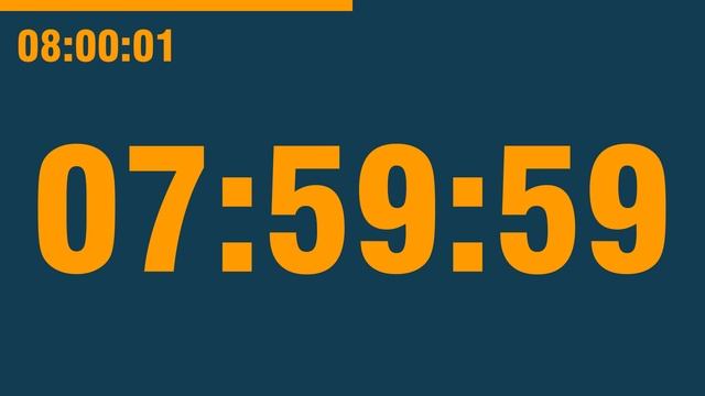 16 hour timer (play at 0.5x speed) (with end alarm, time elapsed and progress bar) смотреть онлайн