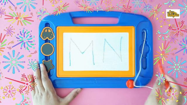 Great Magnetic drawing board for kids | Learn to write Capital Letters ABC | Preschool Toddlers Kid смотреть онлайн