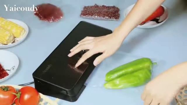 White Dolphin Home Food Vacuum Sealer Machine 220V 110V Electric Vacuum Packaging Machine Food смотреть онлайн