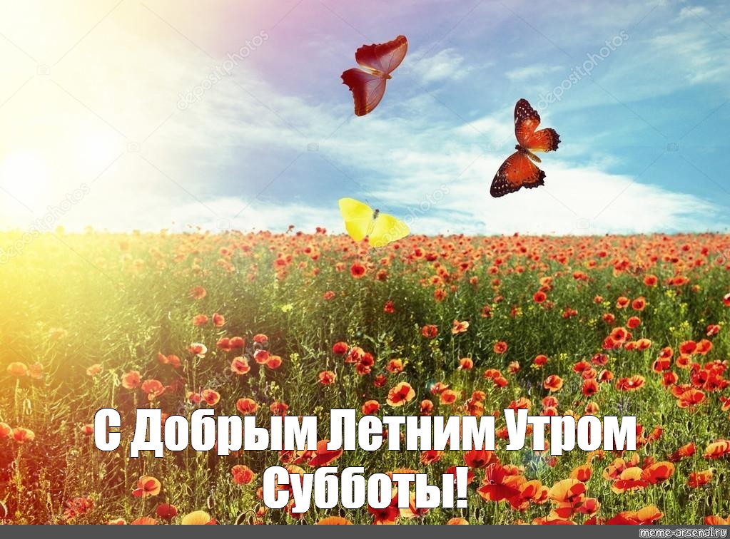 Утро Субботы! Доброго Субботнего Утра!