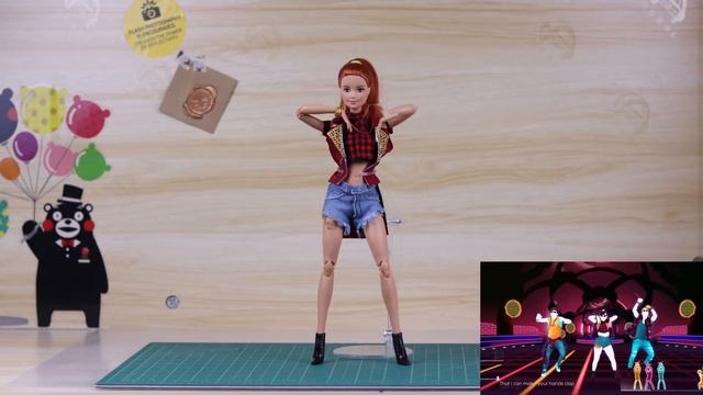 Just Dance Unlimited Hand clap Barbie stop motion смотреть онлайн