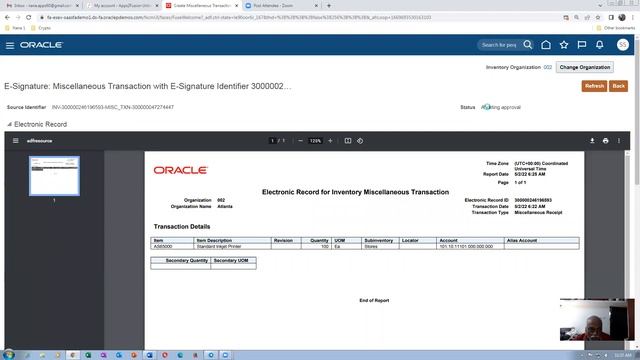 Fusion Issue in e signatures Misc Receipt смотреть онлайн