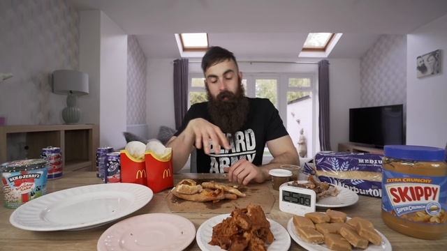 THE 12,000 CALORIE DEATH ROW MEAL TO END THEM ALL | FINAL MEAL CHALLENGE | BeardMeatsFood смотреть онлайн