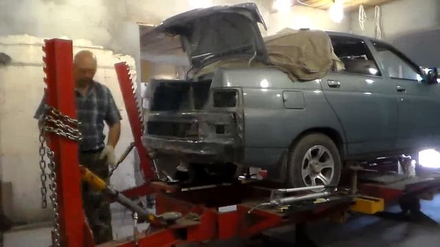 Кузoвной ремонт ВАЗ-2110 смотреть онлайн