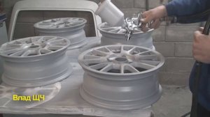 Покраска литых дисков цвет - Антика металлик. Подробное пояснение