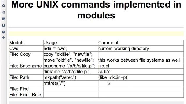 Beginner Perl Maven tutorial: 11.8 - More UNIX commands смотреть онлайн