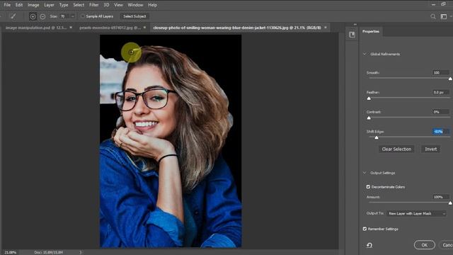 Refine Edge Full Tutorial | Adobe Photoshop | Digital Pencils смотреть онлайн