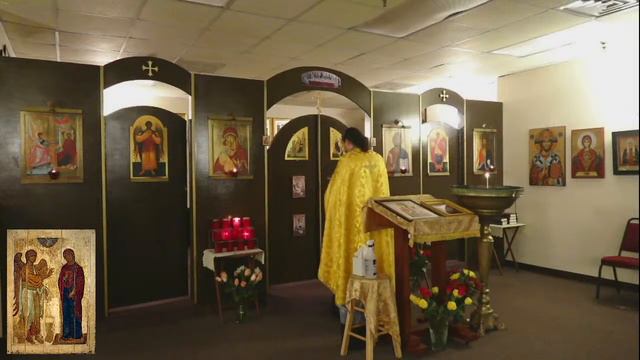 Акафист и Вечерня, суббота 21 ноября / Akathist and Vespers, Sat Nov 21 смотреть онлайн