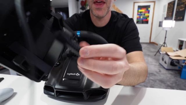Logitech G29 Driving Force Gaming Racing Wheel Unboxing, Set Up, And Impressions