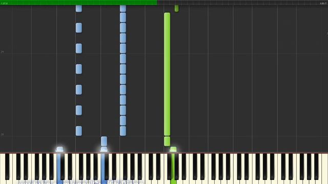 Everything Is Awesome - The Lego Movie 50% speed piano tutorial смотреть онлайн