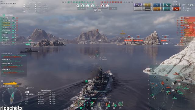 Battleship Schlieffen - Kurfurst, Yamato doesn't matter, deletes them all смотреть онлайн