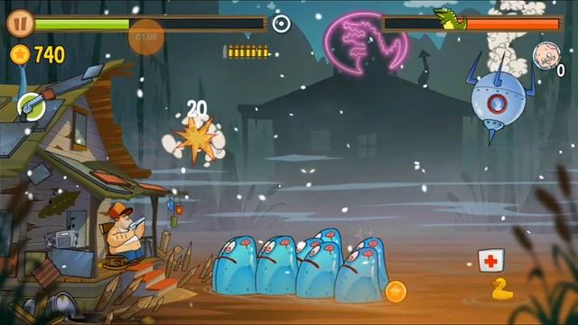 Swamp Attack 1. T Games. Испытание. 48-lever. Голубой слезники. смотреть онлайн