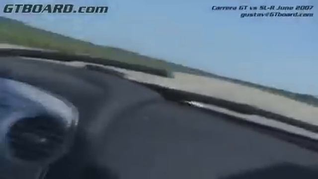 McLaren MB SL-R vs Carrera GT 50-300 km/h SLR (30-190+ mp... смотреть онлайн