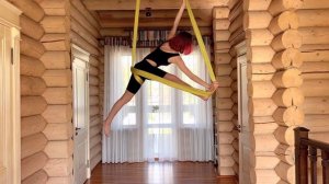 Акробатика на гамаке (Аэройога, гамак для йоги)