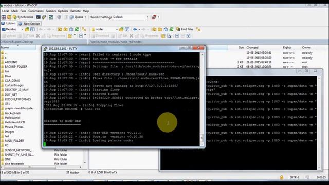 Beginners Guide to node red with Intel Edison Twitter,Gmail,Data Logging,Gpio,MQTT смотреть онлайн