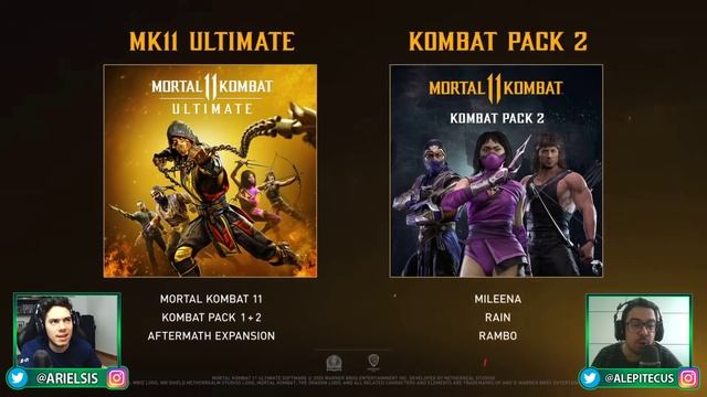 MK11 ULTIMATE! MILEENA, RAIN E RAMBO!! KP2! TRAILER E REAÇÃO! смотреть онлайн
