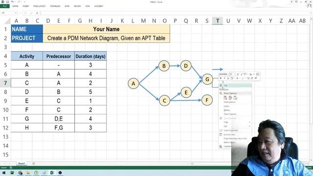 How To Create a PDM Network Diagram using Excel смотреть онлайн