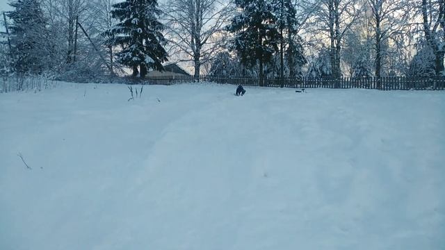 40 Лет спустя?Мороз Крепчает❄️А бабушка с Горы Летает⛷️Сандово Школьный берег Река Орудовка ? смотреть онлайн