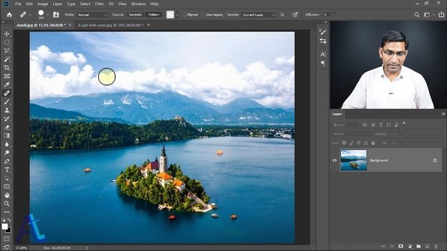 How to Use Healing Brush Tool & Patch Tool in Photoshop in Hindi - Urdu - Class - 9 смотреть онлайн