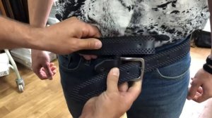 Как правильно укоротить длину мужского ремня.