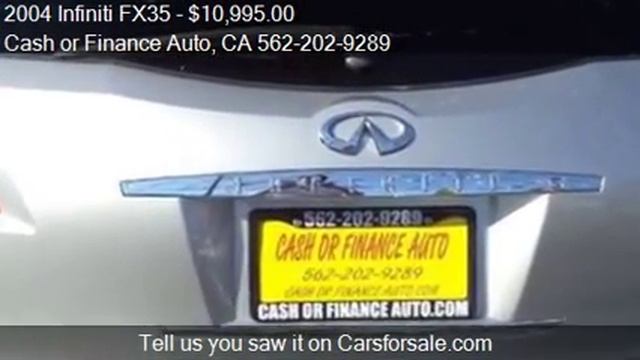 2004 Infiniti FX35 for sale in BELLFLOWER, CA 90706 at the C смотреть онлайн