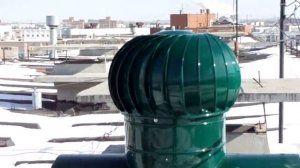 Видео ротационного дефлектора в работе