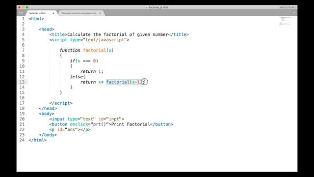 Calculate Factorial Using JavaScript in English | Lecture 1| Atmiya University смотреть онлайн