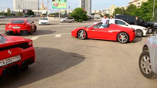 Ferrari 458 Speciale in Moscow смотреть онлайн
