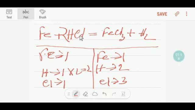 Fe+HCl=FeCl3+Cl2 Balanced Equation||Iron plus Hydrochloric acid Balanced Equation смотреть онлайн